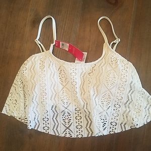 White Bathing Suit Top